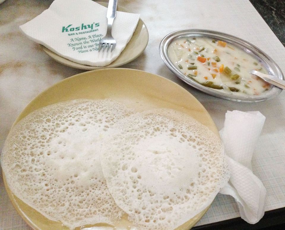 Appam and stew